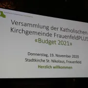 Budgetversammlung 19. Nov. 2020 Stadtkirche Frauenfeld